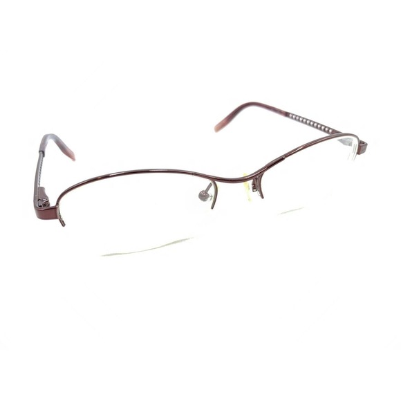Michael Kors M2007 622 Brown Burgundy Half Rim Eyeglasses Frames 50-17 130 Women - Picture 1 of 12